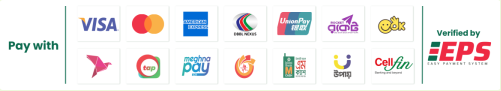 Accepted payment methods: Visa, Mastercard, bKash, Nagad, Rocket and more